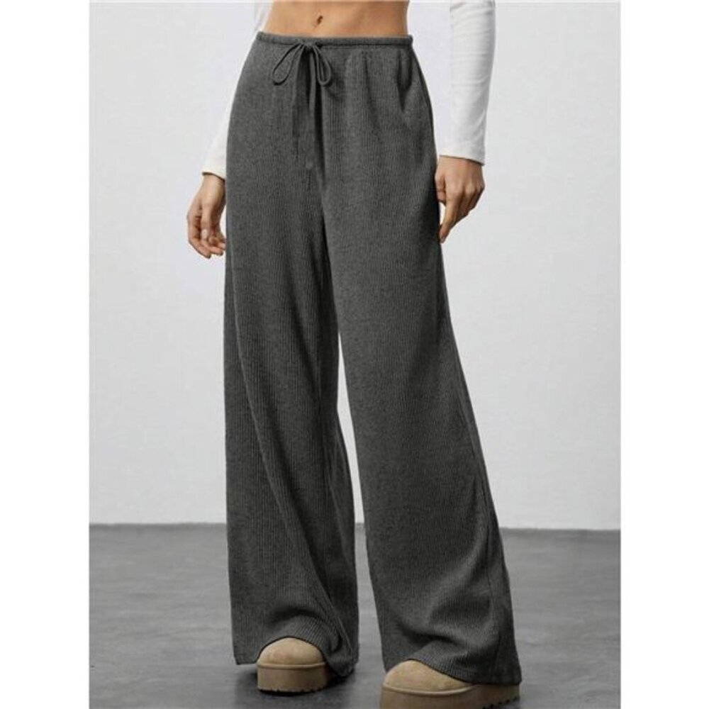 Relaxed Fit Wide Leg Pants - Picture 8 of 16